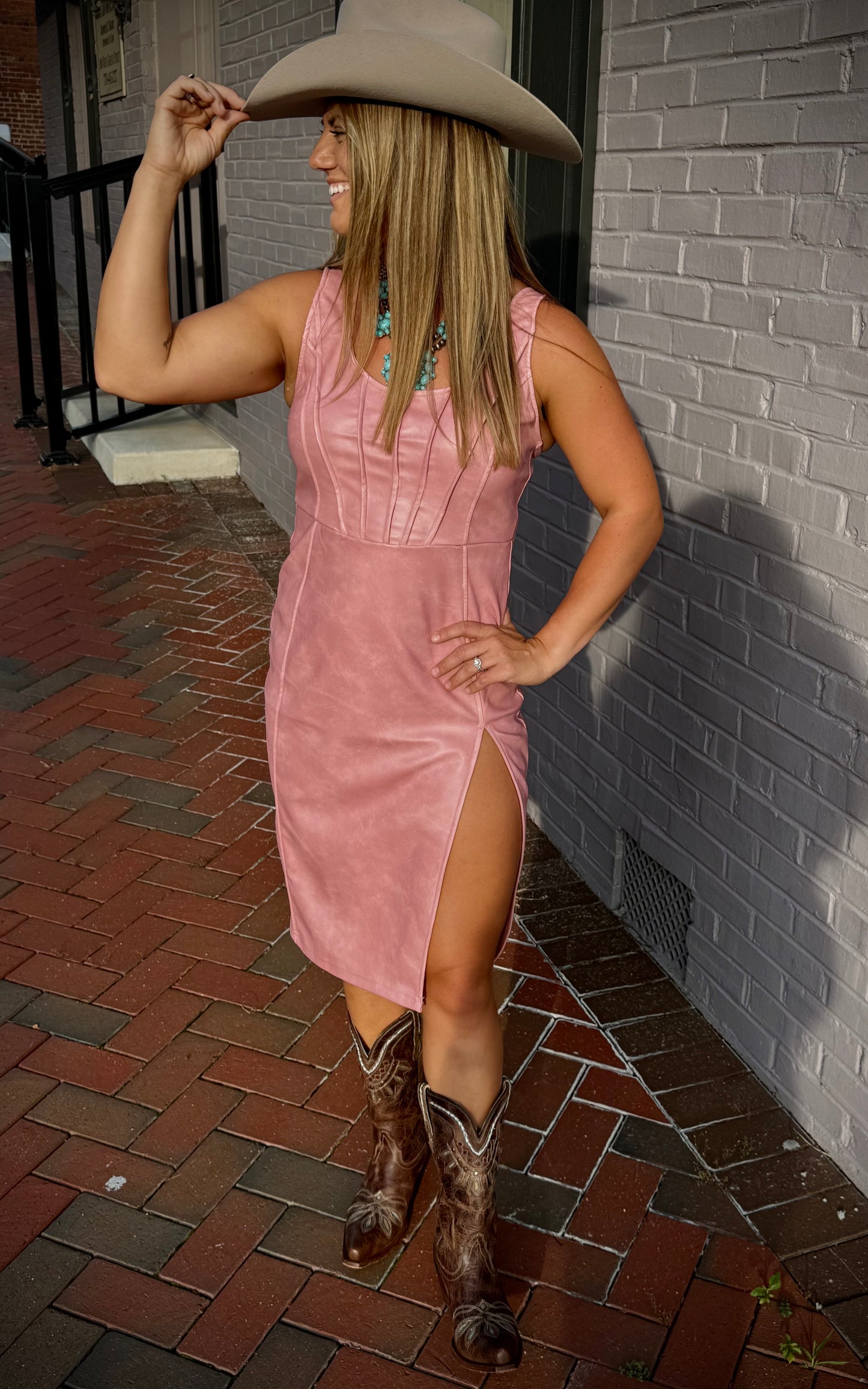 Rowdy Rosa Dress