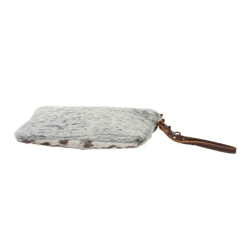 White & Brown Hairon Small Bag