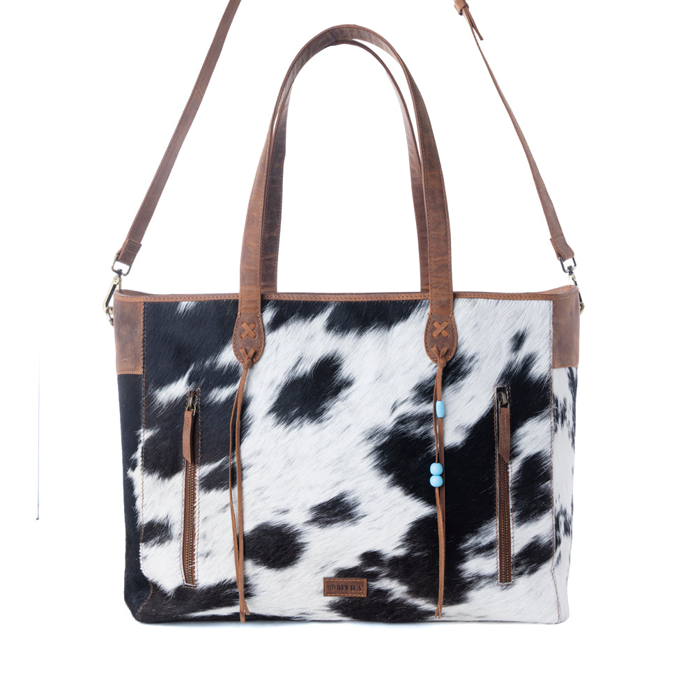 Hearthwind Handtooled Bag in Onyx Frost