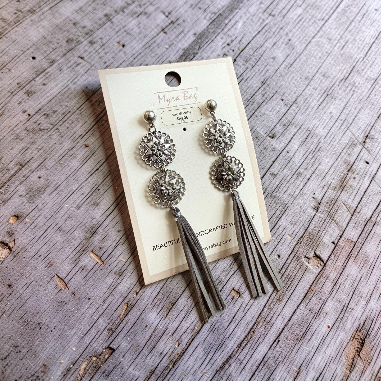 Tribal Stars Tassled Earrings