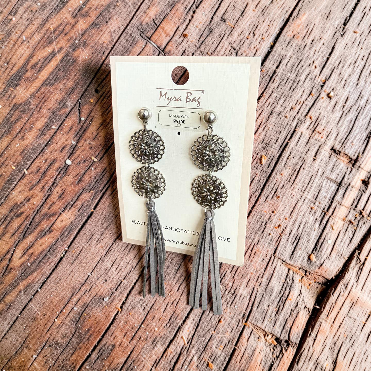 Tribal Stars Tassled Earrings