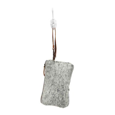 White & Brown Hairon Small Bag