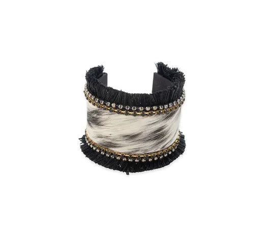 Coal Ridge Hair-on Hide Cuff Bracelet