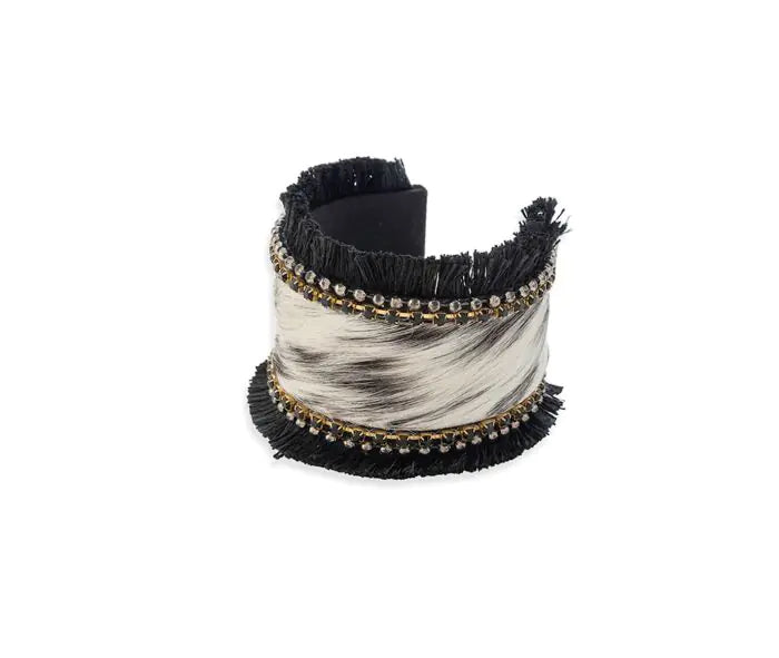 Coal Ridge Hair-on Hide Cuff Bracelet
